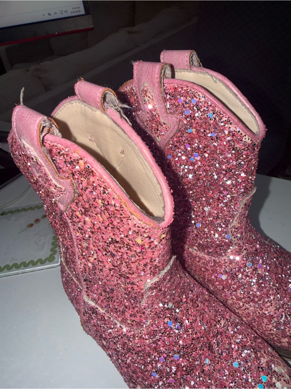 Girls glitter cowgirl boots - Picture 3 of 6